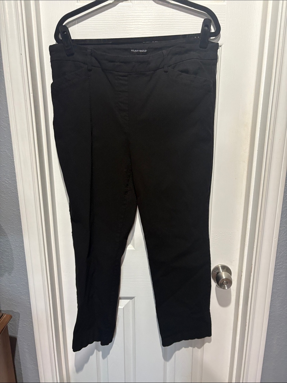 Hilary Radley Black Pull-On Pants